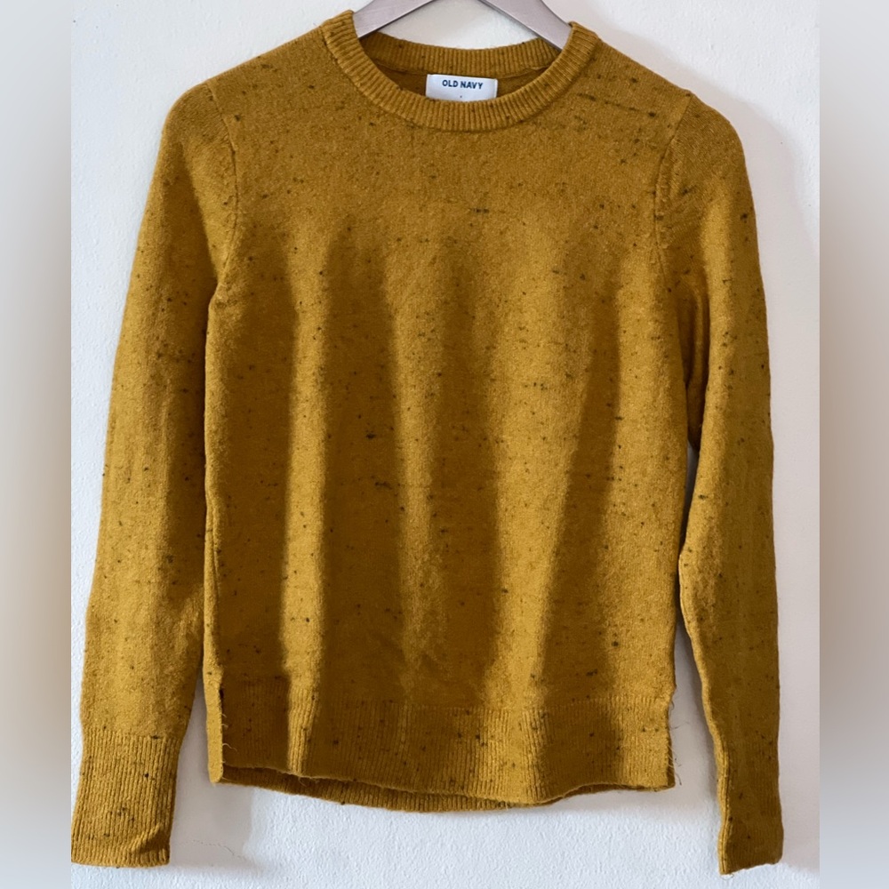 Old Navy Yellow Crewneck Sweater